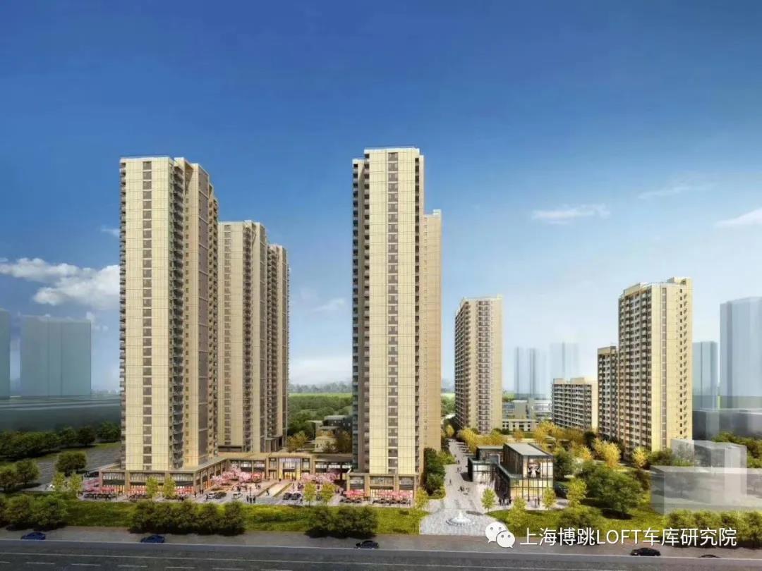 杨浦采用了LOFT车库武汉当代集团春风十里项目现已结构封顶！